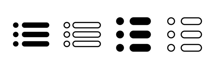 Fototapeta premium Menu Icon set. web menu icon. hamburger menu symbol