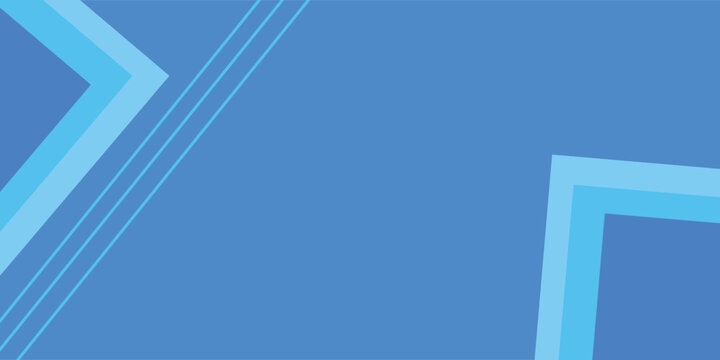 Adobe Illustrator Workspace With Blue Abstract Banner Vector Artwork On Desktop Computer Screen