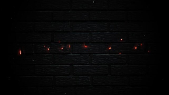March 2026 Text Neon Glowing Year Month & Date Animation
