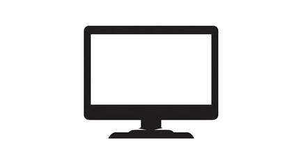Fototapeta premium An illustration of a modern display monitor