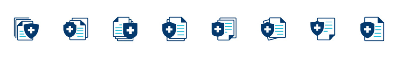 Obraz premium Medical insurance icon vector isolated on white background. health insurance icon