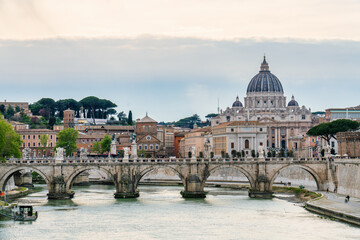 Fototapeta premium St. Peter's basilica in Vatican. Italy