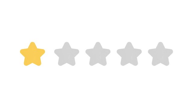 One Star Rating Motion