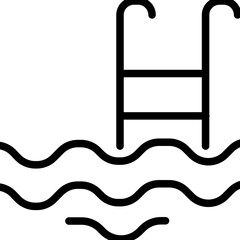 
swimming pool icon.