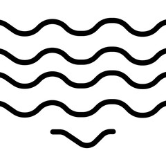 an icon or symbol that represents water or waves.