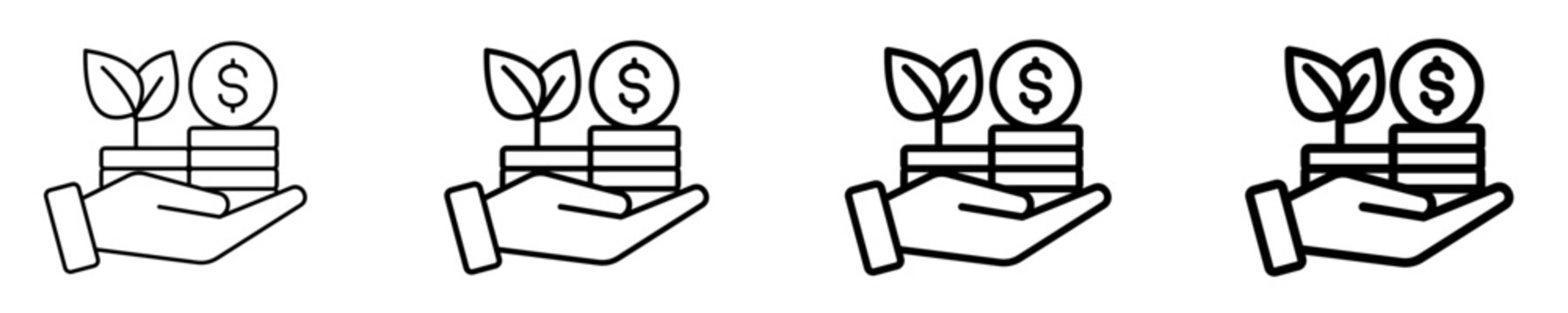 Provident Fundy  Icon Set Different Style Collection
