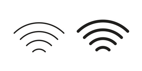 Signals icon suitable vector symbol for graphic design, logo, web site, social media