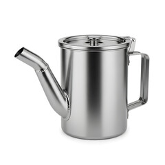 Stainless Steel Pot with Lid and Spout for Liquids