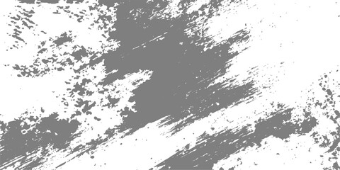 Naklejka premium A vintage black ink splash creates a grungy floral border on this abstract vector wallpaper design featuring a dirty paint texture and splat spray pattern