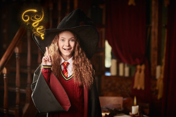 Fototapeta premium Young Wizard Discovery