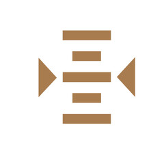 Abstract Geometric Balance Symbol