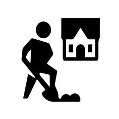 Home digging icon