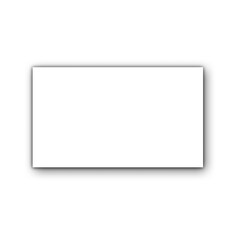 Obraz premium Blank white rectangle with shadow isolated on Transparent Background