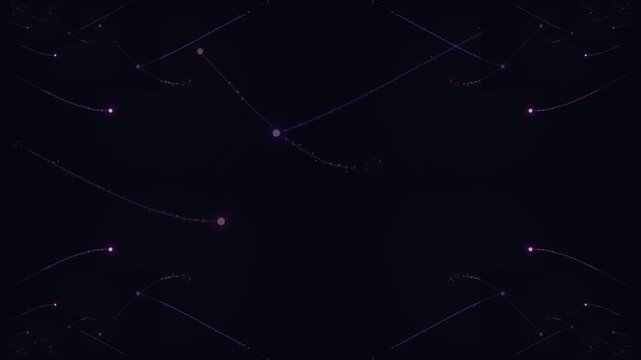 Particle Spiral featuring Neon Highway Overlay in Black and Gray Abstract Motion Loop, 2K Seamless Video Background for Creative Art v20260225192702