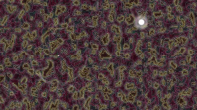 Black and Brown Molecular Network Accelerating Downward Abstract Motion Loop, 2K Seamless Video Background for Creative Design v20260225192811