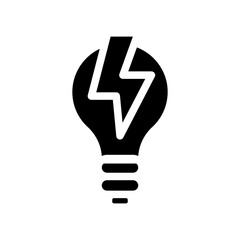 Fototapeta premium light bulb icon icon design