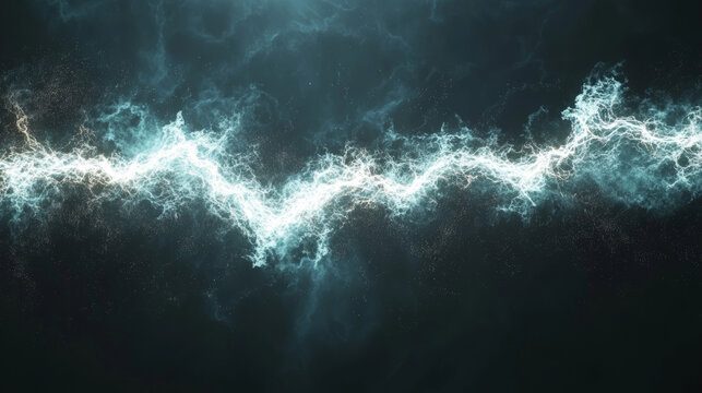Abstract pattern of lightning