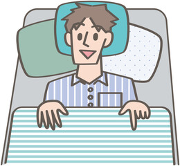 寝起きがスッキリしている人