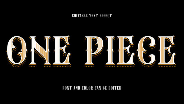 Vintage Nautical Style Editable Text Effect with Golden Stripes and Retro Serif Font