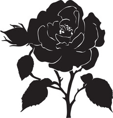 Silhouette of a businessman thoughtfully looking away, holding a briefcase, isolated on a plain white background.