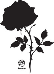 Silhouette of a businessman standing with his back to the viewer, briefcase in hand, on a white background.