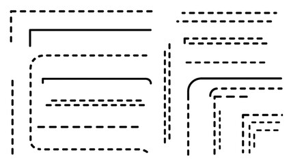 Fototapeta premium Vector Icon Sheet Featuring Business Elements in a Modern Office Environment from a Top-Down Viewpoint