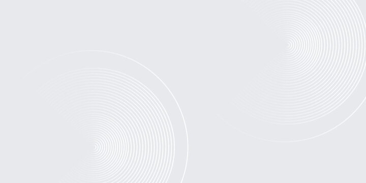 white background glowing geometric lines on gray background. Modern simple art shiny blue good circle lines pattern. cicular art