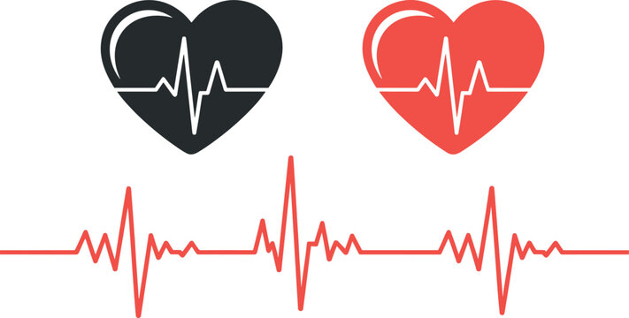 Heart health cardiology medical heartbeat cardiovascular disease awareness