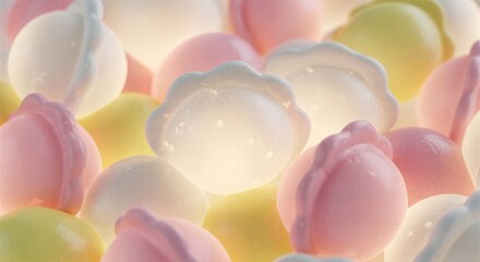Pastel Candy Close-Up