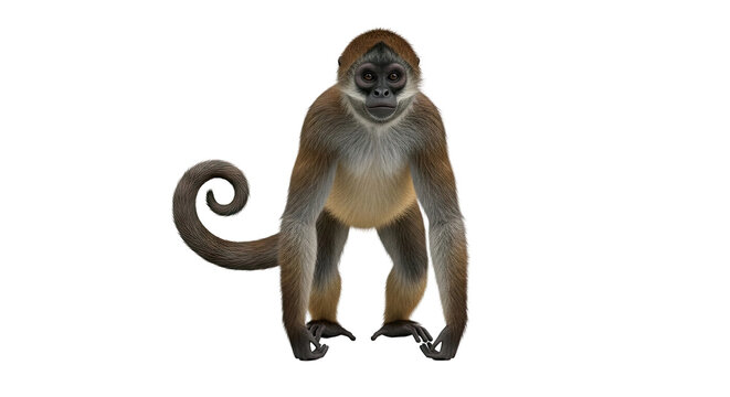 Spider Monkey with Prehensile Tail