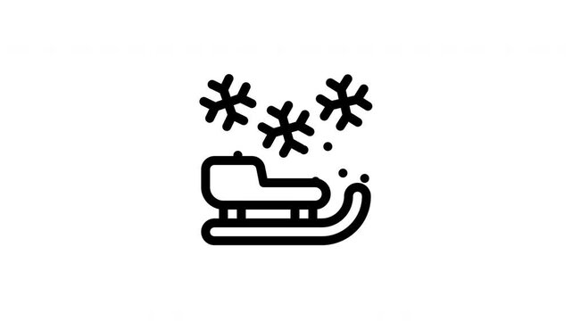 sled animated icon