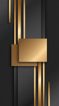 Gold rectangle stripe abstract background luxury modern gold rectangle stripe abstract background luxury modern black minimal metallic geometric