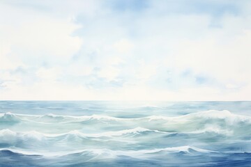 Obraz premium Sea top border landscape outdoors horizon.