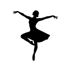 Silhouette of a Ballet Dancer in Motion. © Erik