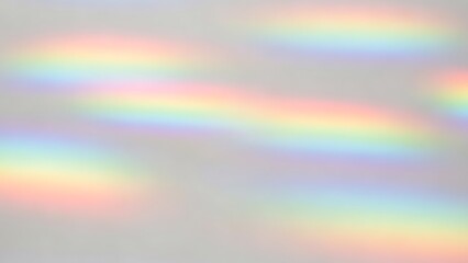 Beautiful rainbow colors shining on a white background creating a vibrant and colorful visual effect