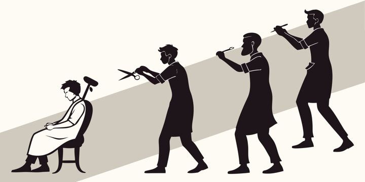 Historical depiction of women's roles and societal expectations over time Vector