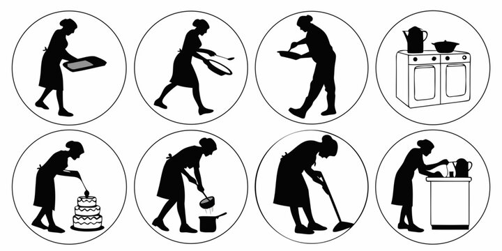 Illustrations of human evolution from ape-like ancestors to modern humans Vector