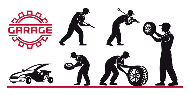 Evolution of man from hunter to modern athlete Vector