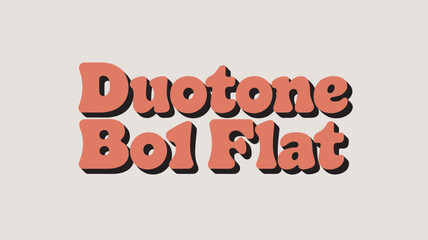 A bold and eye-catching duotone graphic design with a flat aesthetic