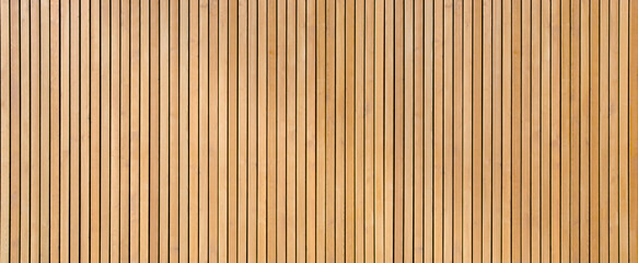 Fototapeta premium background of bamboo mat natural wood pattern texured for brown wood striped.