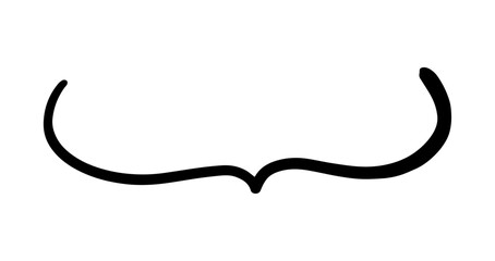 シンプルなペンの手書き吹き出し ベクター