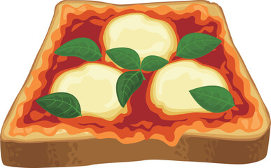 ピザトースト　モツァレラチーズ