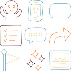 Simple Social Media UI Icons