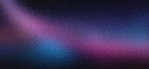 Obraz premium Abstract Blurred Gradient Background, Purple Pink Cyan Blue Tones, Soft Ethereal Glow Effect, Fluid Color Flow, Dark Smooth Backdrop, Modern Digital Wallpaper