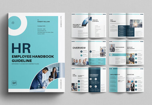 Employee Handbook Template Design