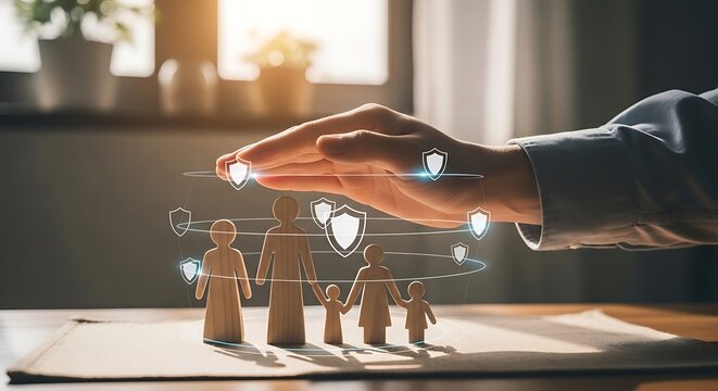 Protecting family and loved ones with secure shield protection