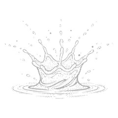 Water Liquid Shape Isolated on Transparent Background, water liquid shape, water splash isolated, water shape transparent background, liquid splash png, flowing water shape, water element isolated.