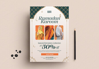 Ramadan Kareem Offer Fashion Sale Flyer Template
