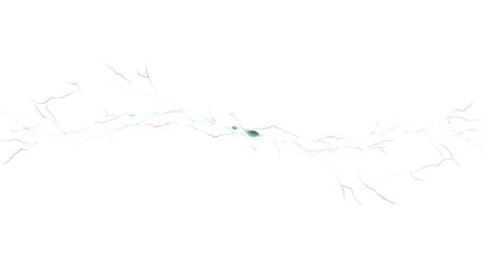 Lonely Person Standing Alone in Vast White Desert Landscape Isolated on transparent background