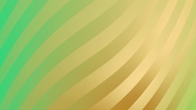 Animation background with a looping green and gold gradient pattern